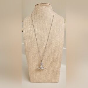 Vivienne Westwood Silver Orb Necklace